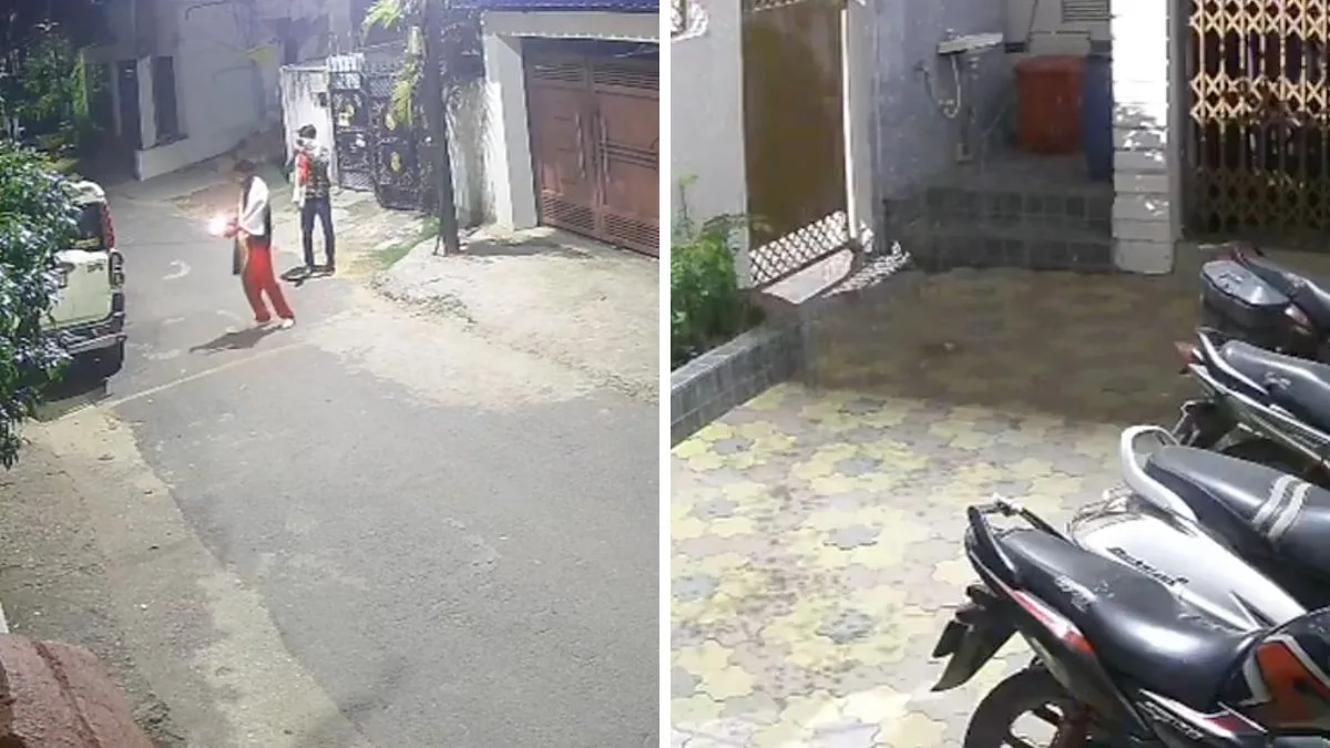 CCTV captures midnight petrol bomb attack on RSS office in Ranchi; BJP alleges larger conspiracy