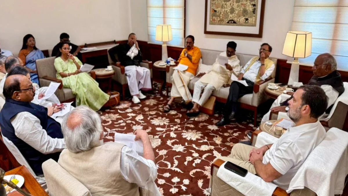 INDIA bloc writes to CJI over Election Commission’s SIR exercise; AAP, DMK join 23-party appeal