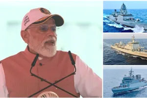 PM Modi commissions three Indian Navy warships in Kolkata, boosting nation’s maritime strength