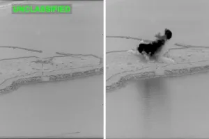 Watch: US military video captures strikes on key Iranian surveillance positions