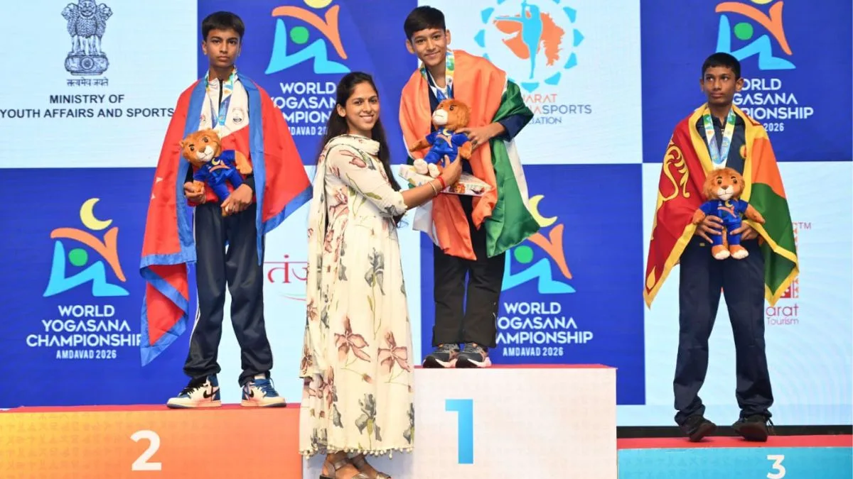 World Yogasana Championship: ‘Acharyakulam’ students win Gold medals, praised by Baba Ramdev, Acharya Balkrishna