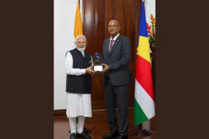 Seychelles confers ‘Guardian of the Blue Horizon’ title on PM Modi