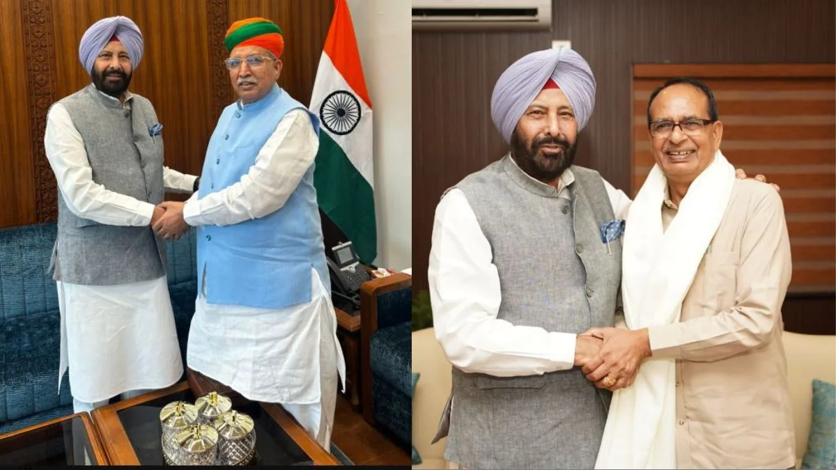 Dhillon meets Union Ministers after taking charge as Punjab BJP chief