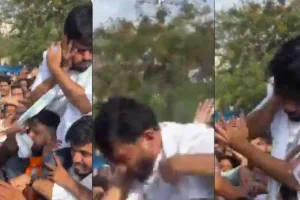 WATCH: Cockroach Janta Party founder Abhijeet Dipke slapped multiple times during Jaipur protest