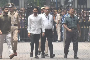 Abhishek arrives at CID headquarters for second round of questioning in signature forgery case