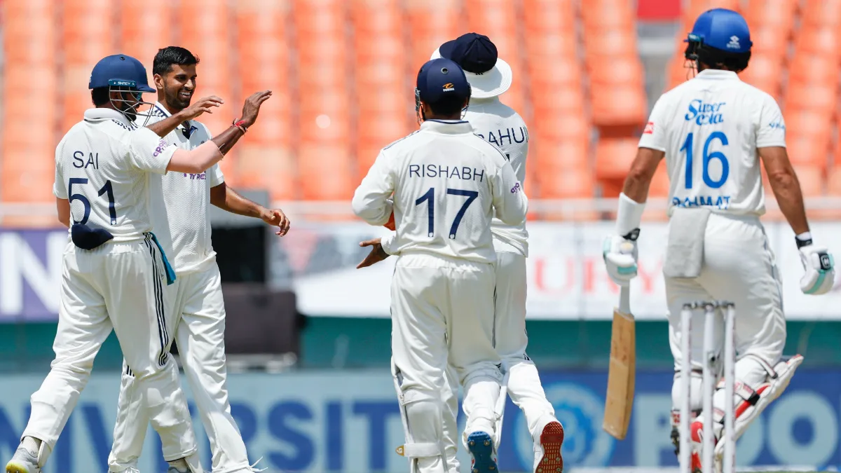 India register historic innings and 300-run Test win over Afghanistan; Sundar, Suthar dominate