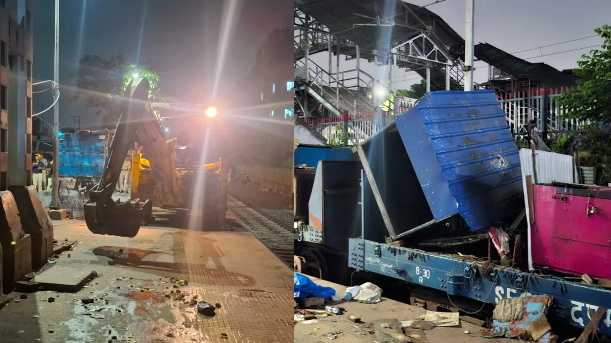 Bulldozers roll over Kolkata’s Park Circus railway station, ‘illegal’ stalls, shops demolished in overnight operation