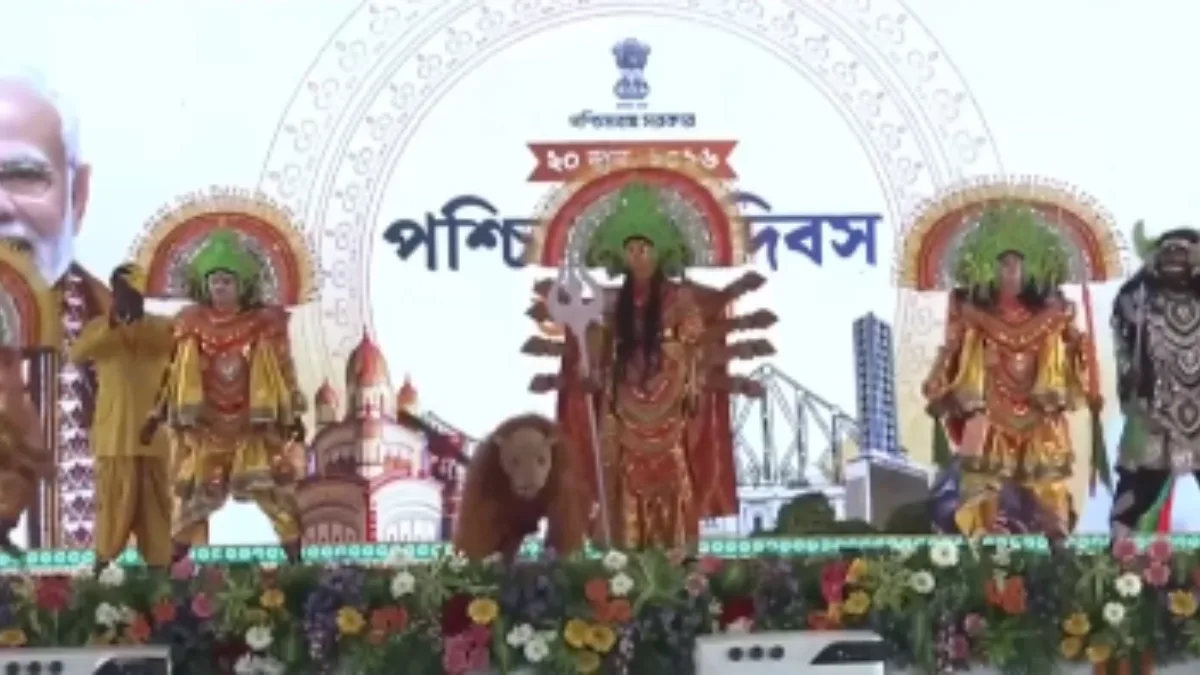 Flowers, Chhau performance, Bengal’s heritage: Tarakeswar turns into cultural canvas for PM Modi’s visit