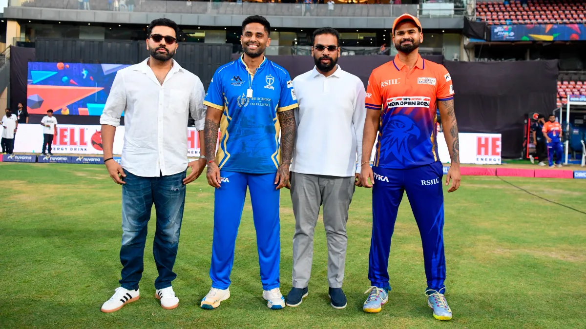 India’s new T20I captain Shreyas Iyer stars with 61 as SOBO Mumbai Falcons beat Triumph Knights