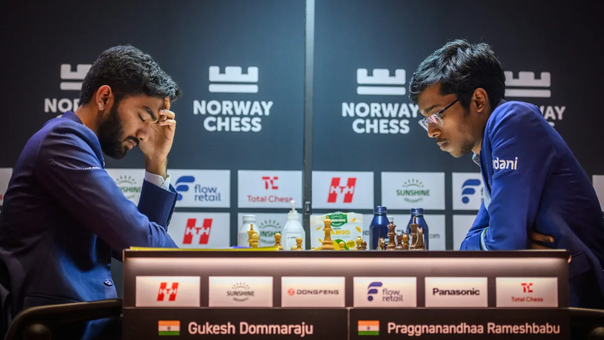 Norway Chess 2026: Praggnanandhaa beats Gukesh as title race heads into final round