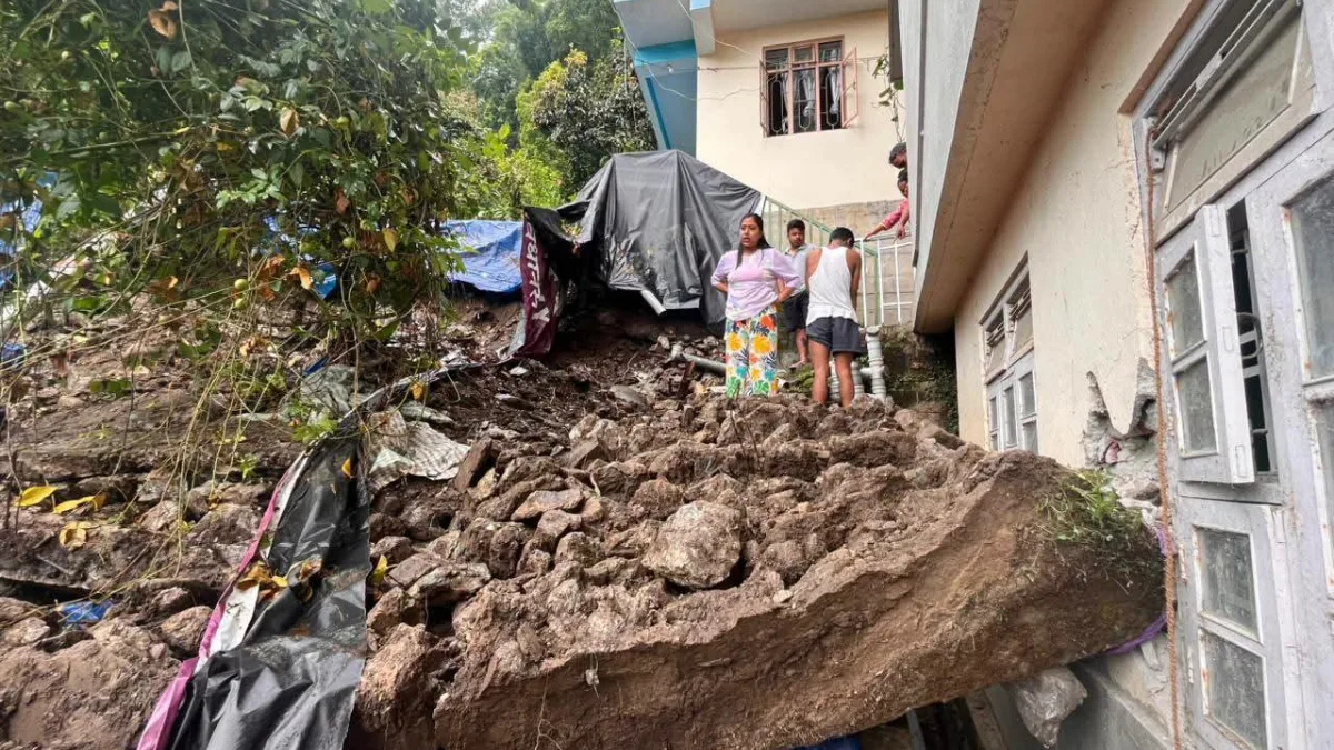 Landslides in Sikkim’s Ranka after continuous heavy rainfall, authorities conduct field inspection