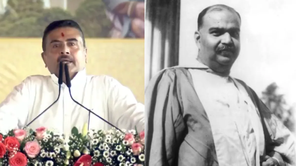 Suvendu announces installation of 125-foot tall statue of Syama Prasad Mookerjee in Kolkata