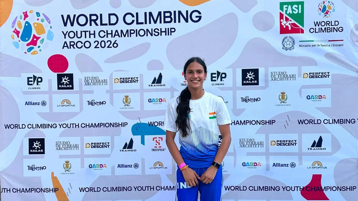 15-year-old Amieyra Khoslla sets Indian youth speed climbing record at IFSC World Youth Championships
