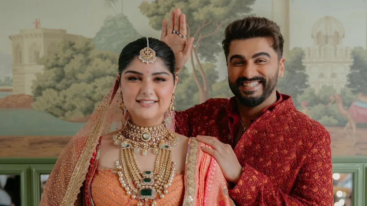 Arjun Kapoor gets emotional as he ‘lets go’ of sister Anshula Kapoor after her wedding