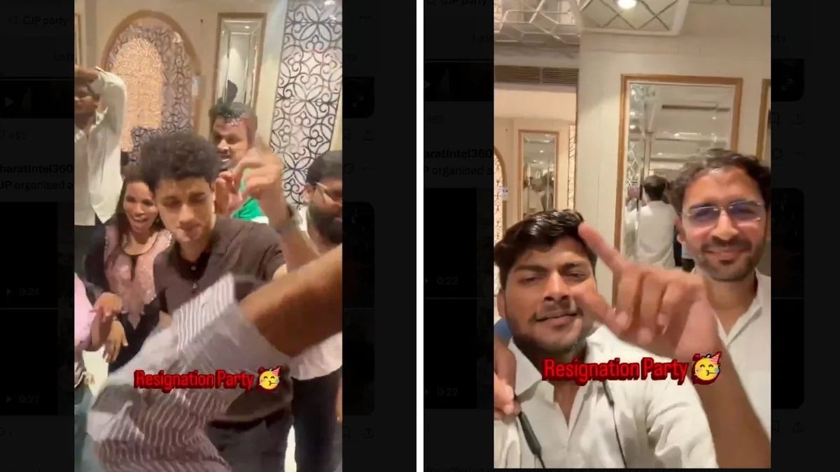 From protest to party? Viral videos allegedly showing CJP leaders dancing after Dharmendra Pradhan’s resignation spark outrage