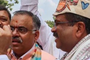 ’21 students lost their lives…aren’t you ashamed’: Congress on Dharmendra Pradhan’s Parliament felicitation after resignation