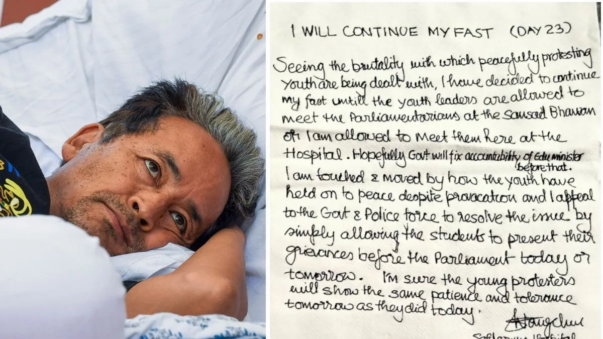 ‘I will continue my fast’: Sonam Wangchuk refuses to break 23-day hunger strike from hospital
