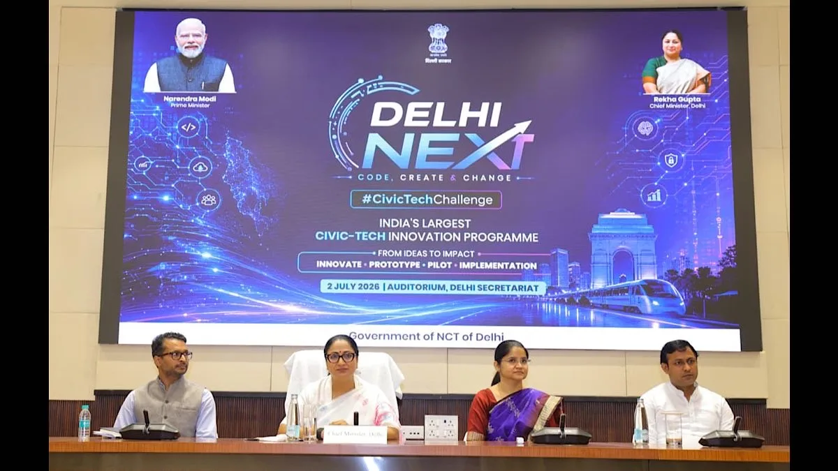 CM Rekha Gupta confident of transforming Delhi into civic-tech capital