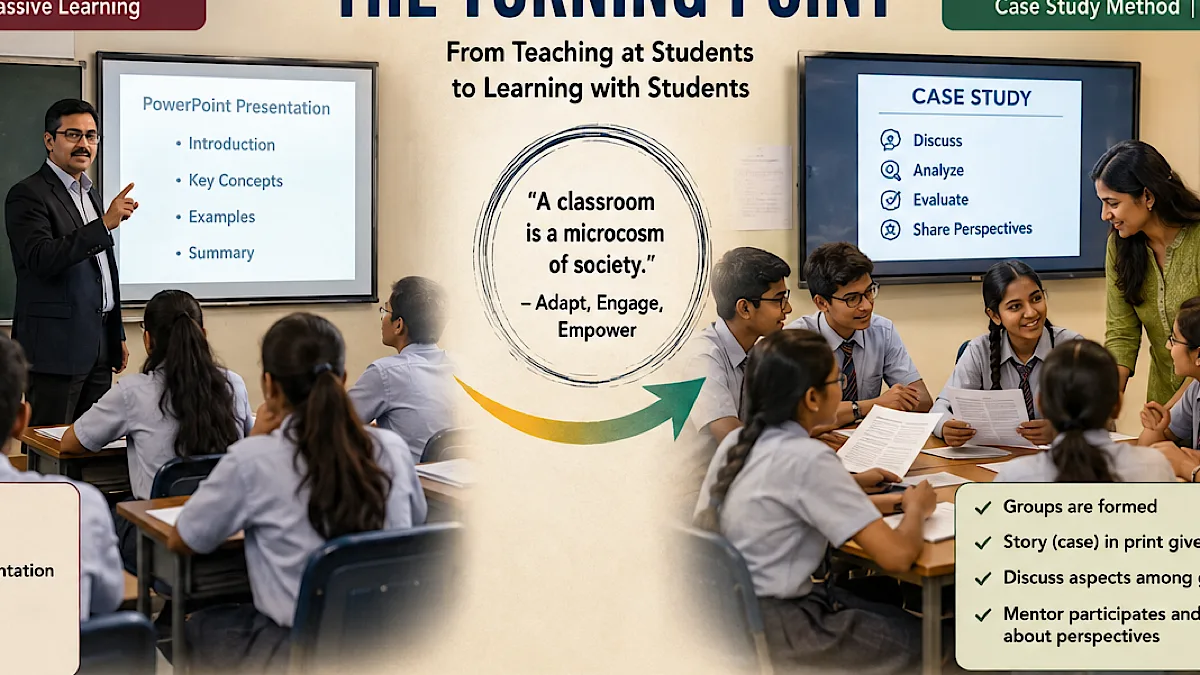Case based study : an approach that transforms learning in a modern day classroom