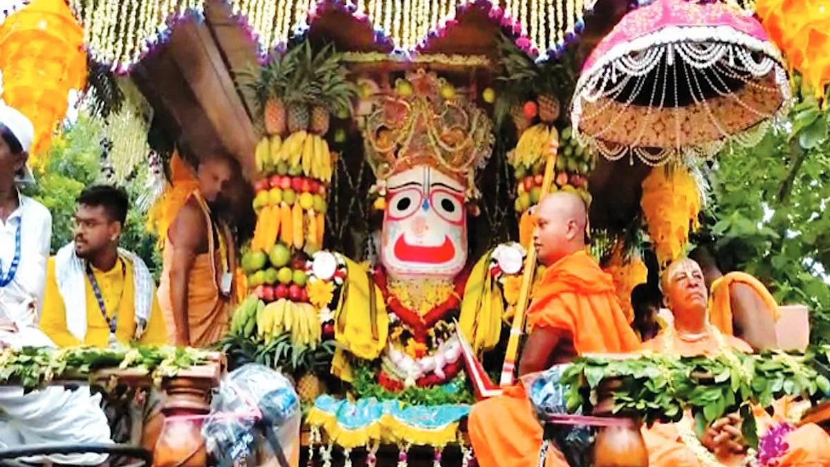 Jagannath’s Chariot rolls through Mayapur, thousands unite in a grand celebration of faith