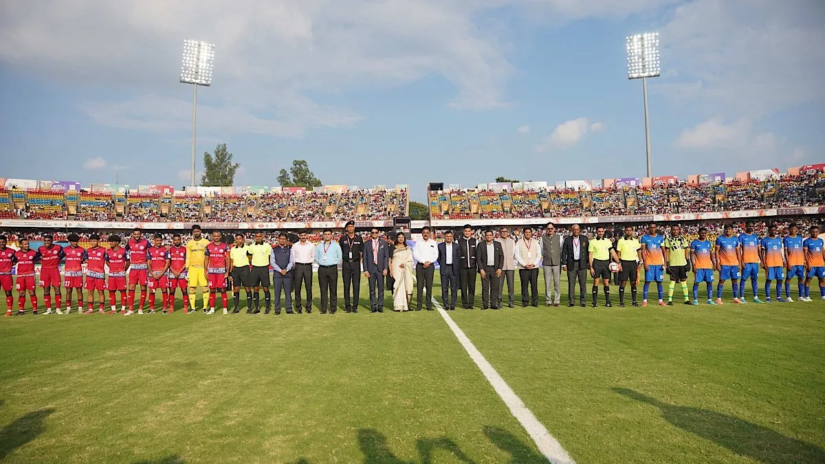 Ranchi makes grand Durand Cup debut with military pageantry, cultural showcase
