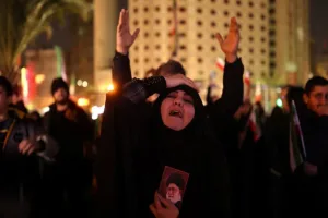 Huge crowds in black flood Tehran as Iran prepares for Ayatollah Ali Khamenei’s week-long funeral