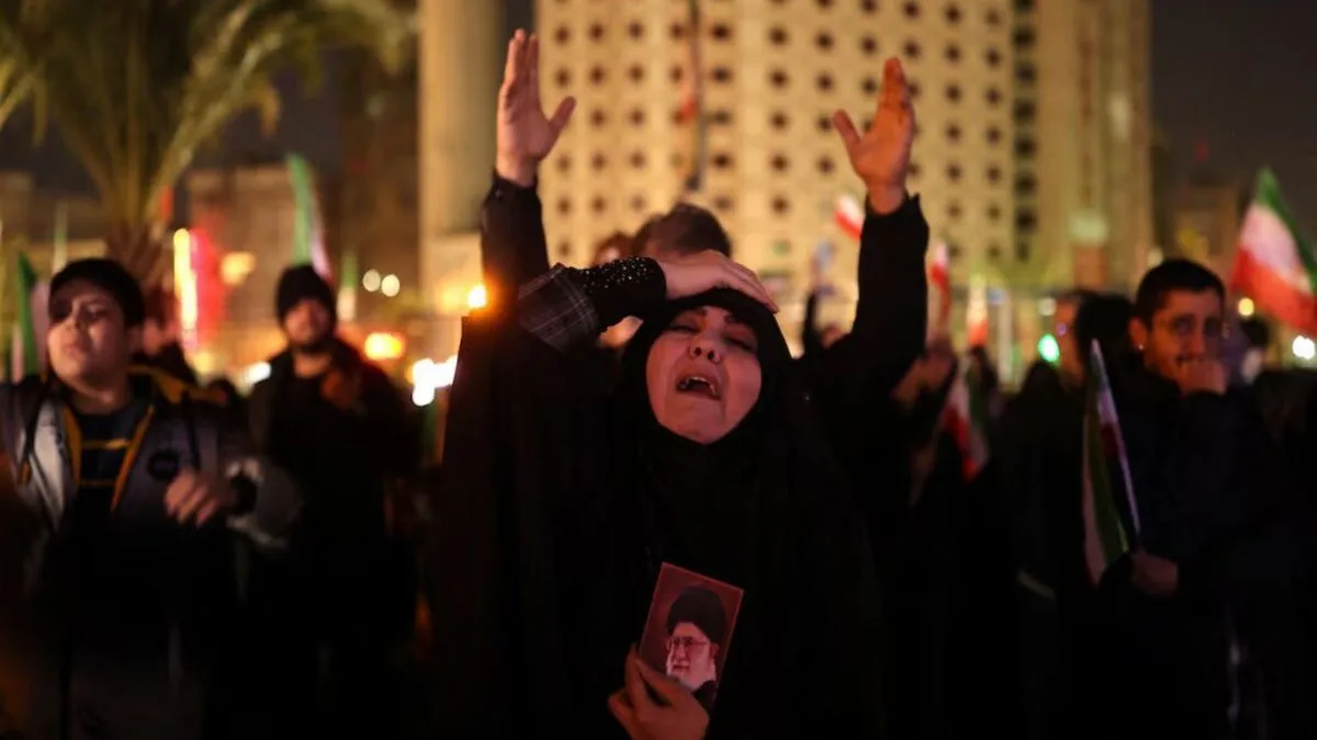 Huge crowds in black flood Tehran as Iran prepares for Ayatollah Ali Khamenei’s week-long funeral