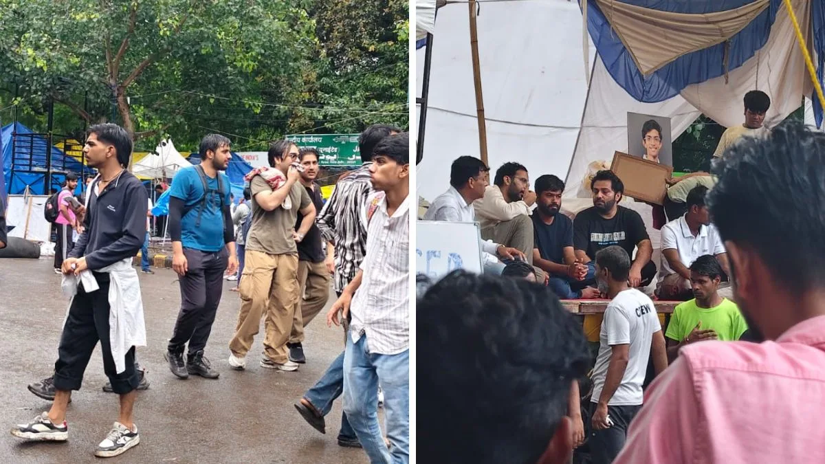Day after clashes, thinner crowds gather at Jantar Mantar as students question CJP’s outreach to Nadda