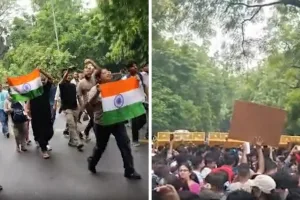 CJP Parliament march LIVE UPDATES: Saurav Das taken for talks; HC to hear Sonam Wangchuk transfer plea at 2.30 pm
