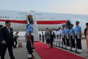 Japan PM Sanae Takaichi arrives in India on first state visit, to hold summit-level talks with PM Modi