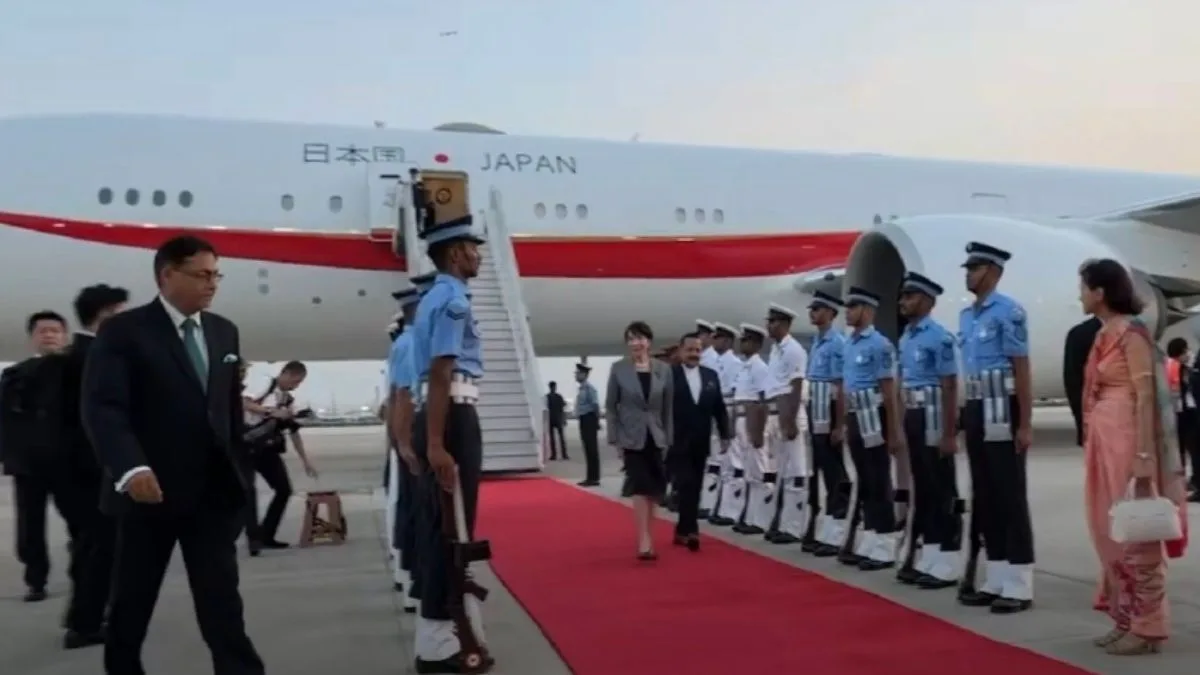 Japan PM Sanae Takaichi arrives in India on first state visit, to hold summit-level talks with PM Modi