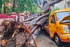 Mumbai rain wreaks havoc: Four dead as IMD issues Red Alert; flooding and train delays disrupt MMR