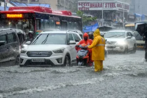 Mumbai rain cripples roads, rail tracks; IMD issues red alert for city and neighbouring districts