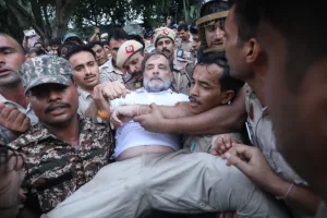 Rahul Gandhi forcibly removed from dharna near PM house; ‘Hisab Hoga,’ warns Congress