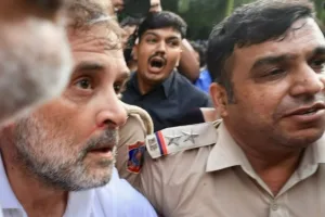 Rahul Gandhi forcibly removed from dharna near PM house; ‘Hisab Hoga,’ warns Congress