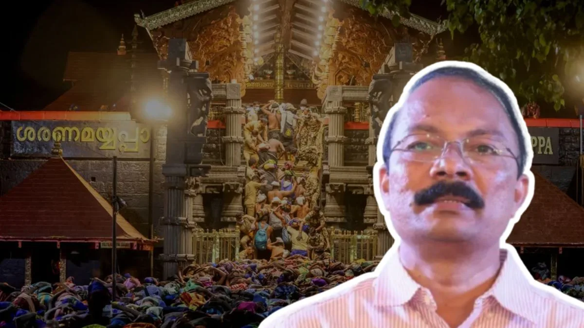 Sabarimala gold case: Former Travancore Devaswom Board chief taken into custody, probe intensifies