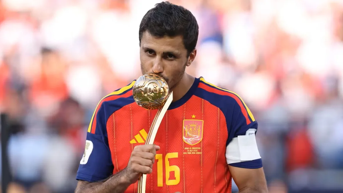 Rodri wins FIFA World Cup 2026 Golden Ball after leading Spain to title