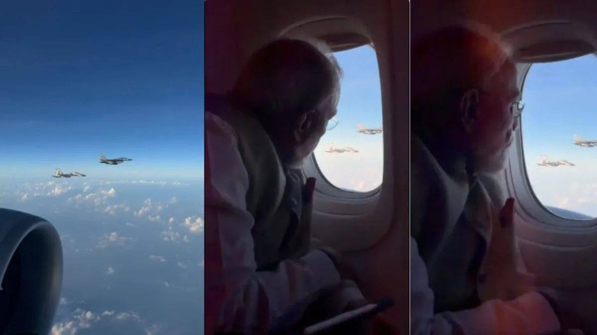 WATCH: F-16, Sukhoi-30 escort PM Modi’s aircraft in Indonesia