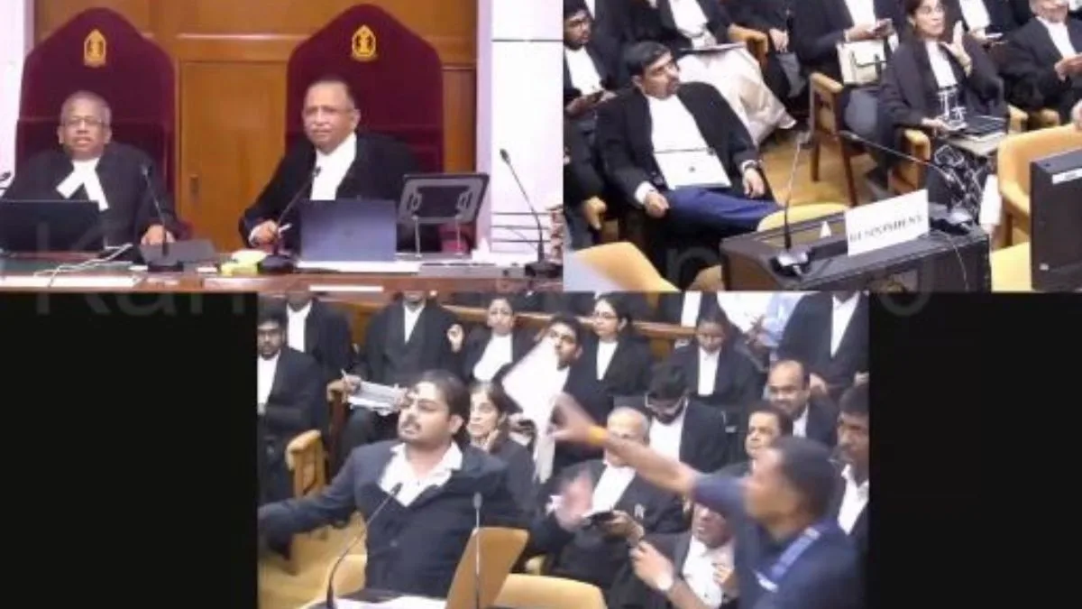 Man creates ruckus in Supreme Court, hurls papers and abuses CJI
