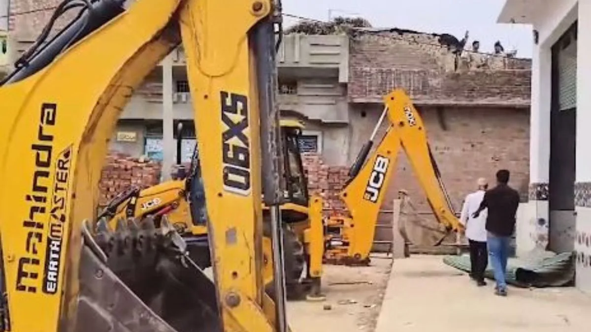 Bulldozer action against ‘illegal’ Eidgah, mosque in Uttar Pradesh’s Sambhal after court’s order