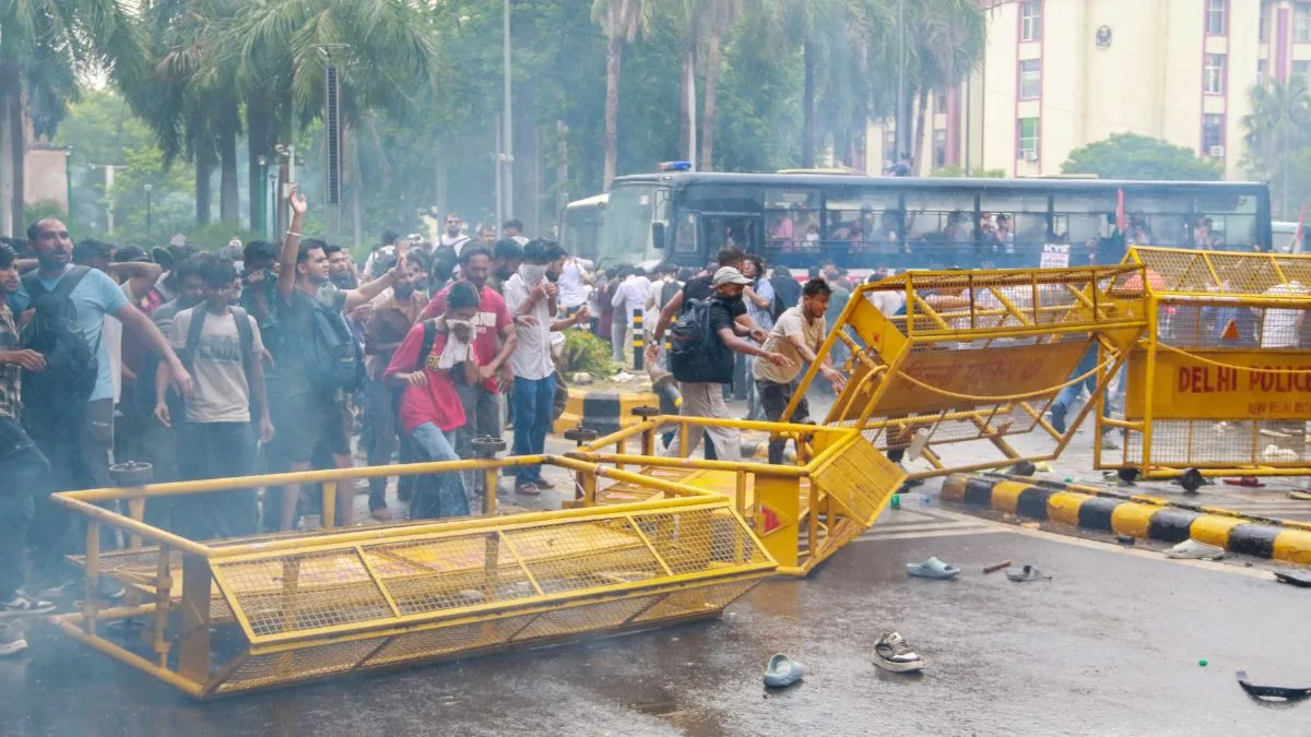 CJP’s protest stage dismantled after ‘Chalo Sansad’ march
