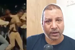 ‘Disagreement OK, violence not OK’: Delhi Police post viral clip of cop getting thrashed by CJP agitators