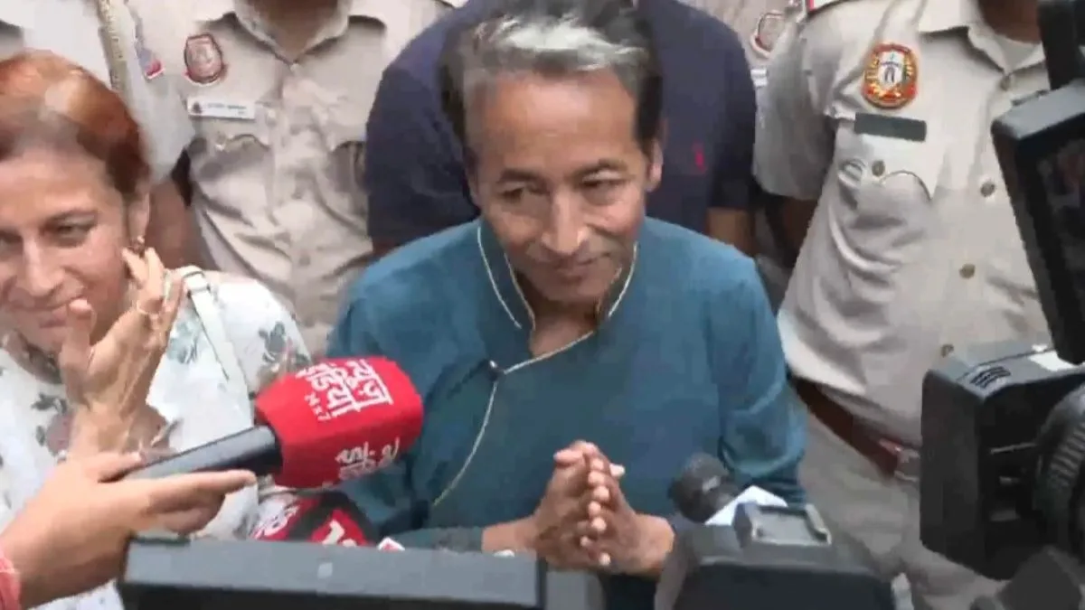 Activist Sonam Wangchuk discharged from hospital after 26-day hunger strike; visits Rajghat