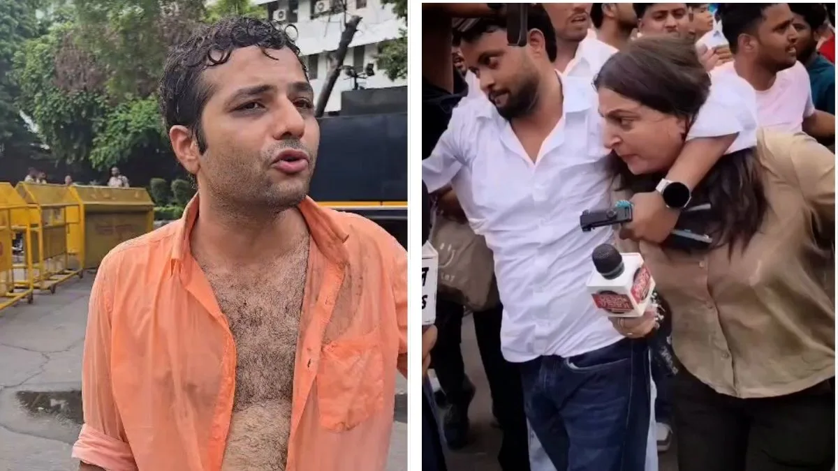 Watch: Reporters allege assault during CJP protest at Jantar Mantar; party condemns violence