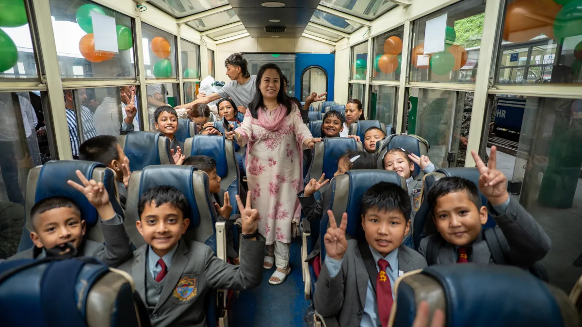 Darjeeling Himalayan Railway, Forest Department mark Aranya Saptaha with special heritage joy ride for students