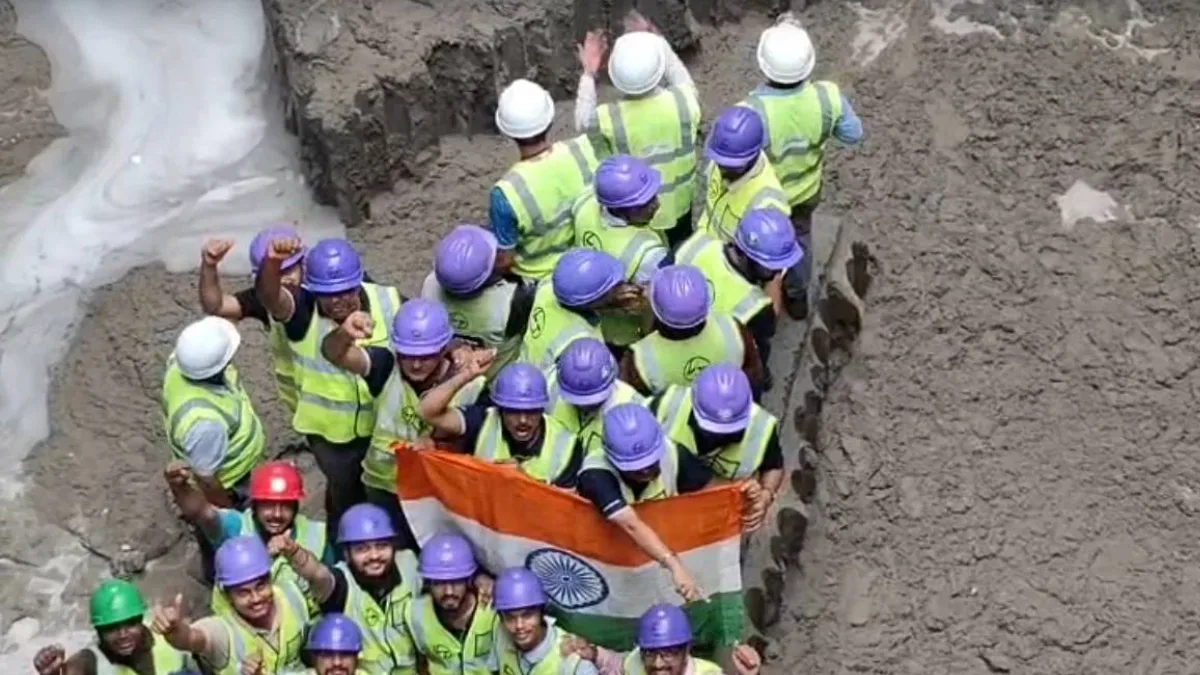 Kolkata’s Joka-Esplanade Metro tunneling done, breakthrough ceremony of TBM ‘Durga’ held