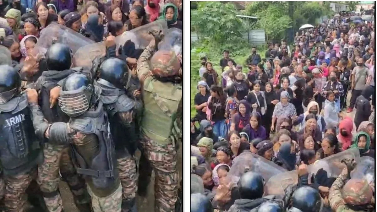 Fresh violence shakes Manipur again: Houses burn in Imphal West, security forces stop bigger clash