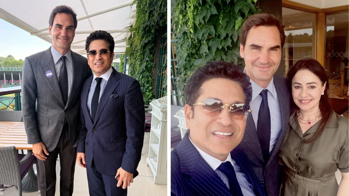 ‘Some rallies never end’: Sachin Tendulkar’s heartfelt message to Roger Federer after Wimbledon reunion